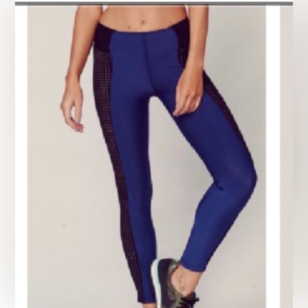 Blue Life Black and Navy Leggings